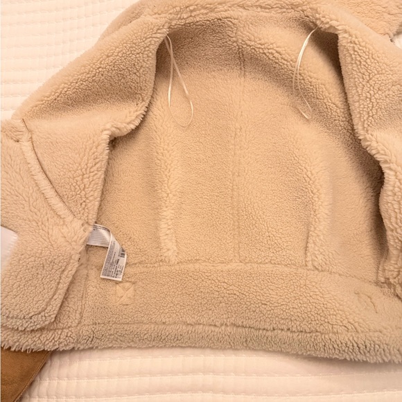 Mango Tan Shearling Jacket - Picture 5 of 5